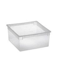 CONTENITORE MULTIUSO TERRY LIGHT BOX L 23 LT TRASPARENTE 37,8X39,6X18,5 CM 1001380