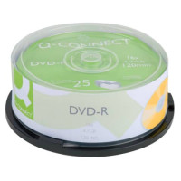 Dvd-r spindle 16x 120 min non stampabile conf. da 25 pezzi