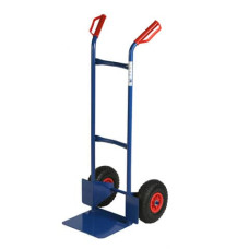 CARRELLO IN ACCIAIO SERENA GROUP CON DOPPIO MANICO 47X47X H. 120 CM BLU PORTATA 200 KG