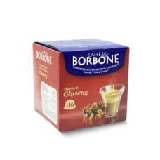 CAPSULE DI PREPARATO SOLUBILE PER CAFFè AL LATTE E GINSENG 17 GR COMPATIBILI CAFFE BORBONE NESCAFFè DOLCE GUSTO -