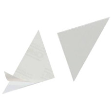 TASCHE ADESIVE DURABLE CORNERFIX® TRIANGOLARI POLIPROPILENE TRASPARENTE 75X75MM  CONF. 100 PZ