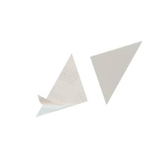 TASCHE ADESIVE DURABLE CORNERFIX® TRIANGOLARI POLIPROPILENE TRASPARENTE 175X175MM  CONF. 100 - 828319