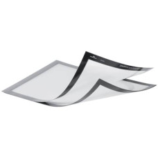CORNICI CON 2 PANNELLI MAGNETICI DURABLE DURAFRAME® MAGNETIC PLUS A4 ARGENTO METALLIZZATO 236X32X3MM CONF. 2 PZ
