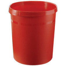 CESTINO GETTACARTE GRIP 18L HAN IN POLIPROPILENE CON 2 IMPUGNATURE ROSSO