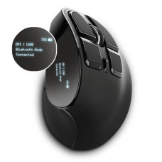 MOUSE VERTICALE ERGONOMICO WIRELESS TRUST VOXX RICARICABILE - RICEVITORE USB A 2.0 CON DISPLAY - NERO 23731 MOUSE VERTICALE ERGONOMICO WIRELESS TRUST VOXX RICARICABILE - RICEVITORE USB A 2.0 CON DISPLAY - NERO 23731