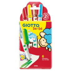 PENNARELLI COLORI ASSORTITI - CONF. 6 PEZZI GIOTTO BEBè ASSORTITI F478100