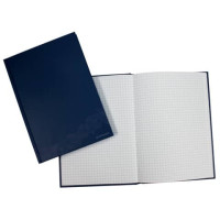 Quaderno 70 g/m² a5 Donau tinta unita blu a quadretti