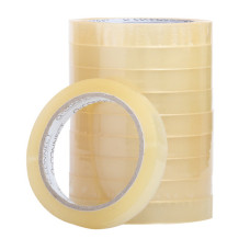 NASTRO ADESIVO TRASPARENTE IN PP Q-CONNECT - CONF. 10 PEZZI - 15 MM X 66 M - KF01788