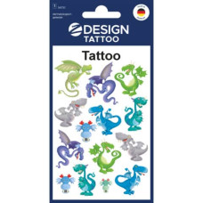 TATUAGGI AVERY KID ASSORTITI - 1 FOGLIO - DRAGHI 56751