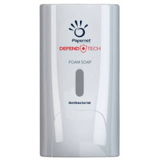 DISPENSER ANTIBATTERICO PER SAPONE IN SCHIUMA PAPERNET DEFEND TECH BIANCO 22 X 11,6 X 13,9 CM - CAPACITA 0,5 L