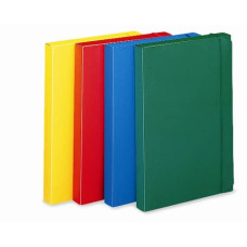 CARTELLA PORTAPROGETTI CON ELASTICO LEONARDI 24X35 CM DORSO 3 CM GIALLO - U140GI