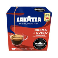 Caffè in cialde lavazza astuccio 36 capsule A Modo Mio crema&gusto 8889