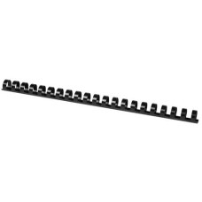 SPIRALI IN IN PLASTICA PER RILEGATURA 16 MM - COLORE NERO - CONF. 50 PEZZI - KF24024