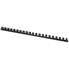 SPIRALI IN IN PLASTICA PER RILEGATURA 14 MM - COLORE NERO - CONF. 100 PEZZI - KF24051