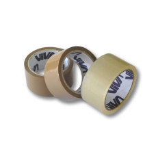 NASTRO ADESIVO PER PACCHI SILENZIOSO 50 MM X 66 M - 28 MY - AVANA - CONF. 6 PEZZI - 1120A