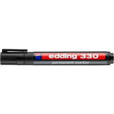 MARCATORE PERMANENTE EDDING 330 PUNTA SCALPELLO 1-5 MM NERO 4-330001