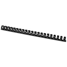SPIRALI IN IN PLASTICA PER RILEGATURA 18 MM - COLORE NERO - CONF. 50 PEZZI - KF32114