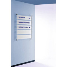 TARGA A PARETE 60X15 CM TECNOSTYL IN ALLUMINIO SILVER/TRASPARENTE TP002BS TARGA A PARETE 60X15 CM TECNOSTYL IN ALLUMINIO SILVER/TRASPARENTE TP002BS