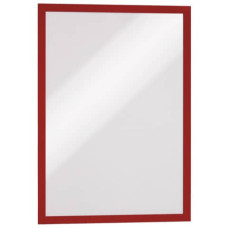 CORNICI CON PANNELLO MAGNETICO DURABLE DURAFRAME® A3 ROSSO 325X445MM CONF. 2 PZ