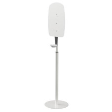 SUPPORTO TELESCOPICO IN METALLO GRIGIO PER DISTRIBUTORE ELETTRONICO DI GEL - H130 CM - (DOSATORE E ALTRI COMPONENTI ESCLUSI)