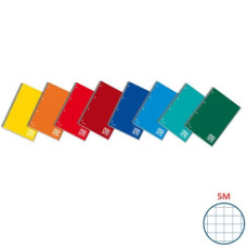 BLOCCO SPIRALATO ONE COLOR FORATO 140 FF A4 - QUADR. 5 MM 1160