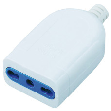 PRESA DI RETE VOLANTE BIPASSO 10/16A MKC BIANCA - 492518390 PRESA DI RETE VOLANTE BIPASSO 10/16A MKC BIANCA - 492518390