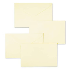 BIGLIETTI CON BUSTA ELLEBI - SADOCH IVORY ''FORMATO 9'' 9X14 CM AVORIO CONF. 100 PEZZI - 8319AVO