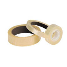 NASTRO ADESIVO TRASPARENTE 15 MM X 66 M - TORRE DA 10 PEZZI  - 1140