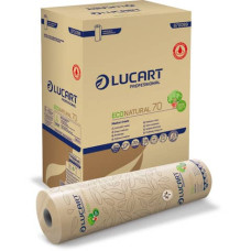 LENZUOLINO MEDICO LUCART ECONATURAL 70 M 2 VELI AVANA 190 STRAPPI - 870099