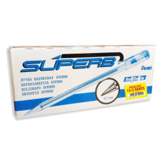 PENNA A SFERA PENTEL SUPERB 0,7 MM IN PROMOPACK DA 12   2 OMAGGIO