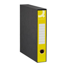 REGISTRATORE PROTOCOLLO CON CUSTODIA DORSO 5 CM - 28,5X34,3 CM - GIALLO RQ-CON-P5GI