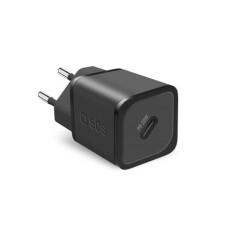 CARICATORE DA PARETE SBS GAN 1X TYPE-C PD 20W NERO