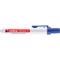 MARCATORE PERMANENTE EDDING RETRACT 11 PUNTA CONICA 1,5-3 MM BLU 4-11003