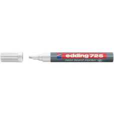 MARCATORE NEON PER LAVAGNE EDDING 725 PUNTA SCALPELLO 2-5 MM BIANCO 4-725049