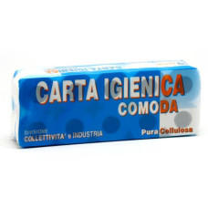 CARTA IGIENICA LUCART COMODA 2 VELI  10 ROTOLI DA 155 STRAPPI - 811553