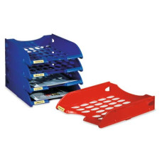 VASCHETTA PORTACORRISPONDENZA FELLOWES MODULA POLISTIROLO BLU 26X34,5X6,5 CM E040BN