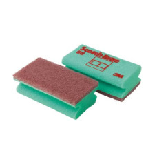 SPUGNA PER SUPERFICI DELICATE SCOTCH-BRITE® 58 BEIGE/VERDE CONF. DA 10 -  84754