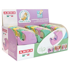 ESPOSITORE 24 DISPENSER TENDINASTRO ARDA RIP PASTEL BICOLOR 2.0 COLORI ASSORTITI C1347P2