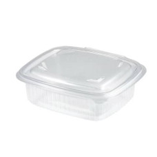 VASCHETTE IN PP CON COPERCHIO DOPPIA PROFESSIONAL - 375 ML CONF. 50 PZ - 6037