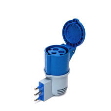 ADATTATORE INDUSTRIALE ITALIANO AIGOSTAR S17 SPINA F A SPINA IEC309 361709