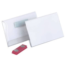 PORTANOMI DURABLE CON MAGNETE TRASPARENTE INSERTO 54X90MM CONF. 25
