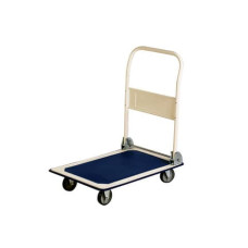 CARRELLO PORTAPACCHI SERENA GROUP IN LAMIERA RINFORZATA BIANCO/BLU 74X48X83 CM PORTATA 150 KG - PZS150