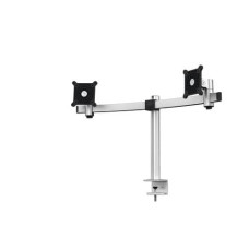 BRACCIO PORTA MONITOR PER 2 SCHERMI MAX 27 DURABLE ARGENTO METALLIZZATO 780X445X190 MM BRACCIO PORTA MONITOR PER 2 SCHERMI MAX 27 DURABLE ARGENTO METALLIZZATO 780X445X190 MM