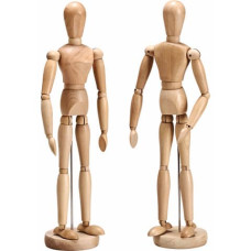 MANICHINO IN LEGNO DOM ALTEZZA 31 CM BASE UOMO - 201LEN
