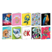 Quaderni Blasetti selezionati per bambini formato a5 20+1 fogli - 80 g conf. da 10 pezzi - rigatura 10m