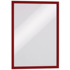 CORNICE ESPOSITIVA DURABLE DURAFRAME® FORMATO A3 ROSSO IN CONF. 6 PZ - 4883-03