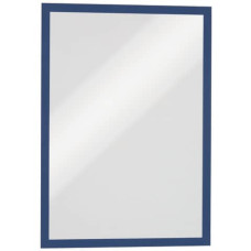 CORNICI CON PANNELLO MAGNETICO DURAFRAME MAGNETIC A3 PVC RIGIDO BLU SCURO 323X446MM CONF. 5 - 486807