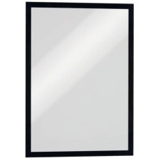 CORNICI CON PANNELLO MAGNETICO DURABLE DURAFRAME MAGNETIC A3 PVC RIGIDO NERO 323X446MM - CONFEZIONE DA 5