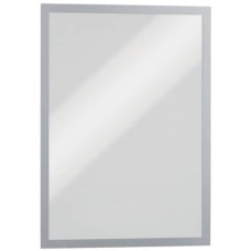 CORNICI CON PANNELLO MAGNETICO DURABLE DURAFRAME MAGNETIC A3 PVC RIGIDO ARGENTO MET. 323X446MM CONF. 5 - 486823