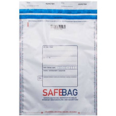 SACCHETTI DI SICUREZZA BIANCO CONF. 1.000 PZ FORMATO INTERNO - 256X370+40MM SAFE BAG B4 - 68283